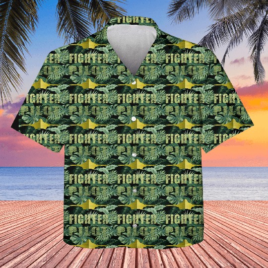 Fighter Pilot F-35 Art Design Kids Hawaiians
