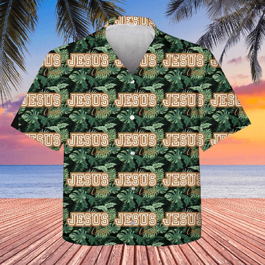 Letterman Tan Jesus Kids Hawaiians