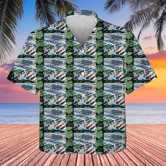 Big Trucking Company Kids Hawaiians