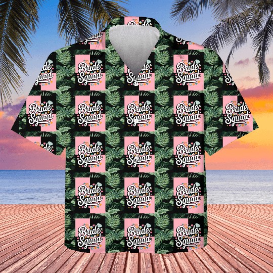 Bride Squad Bachelorette Celebrate wedding Party Kids Hawaiians