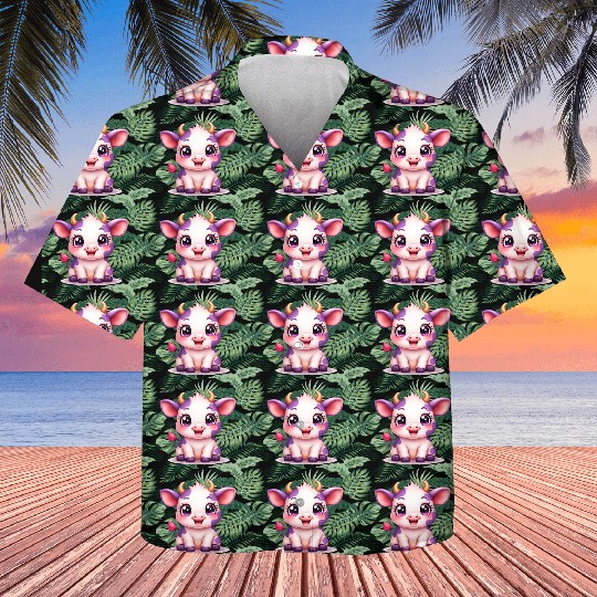 blueberry cow Gift unique Kids Hawaiians