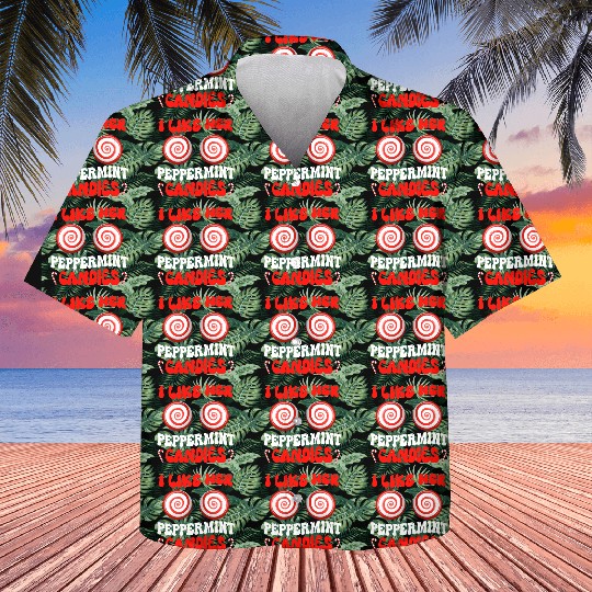 I Like Her Peppermint Candies Couples Christmas Kids Hawaiians