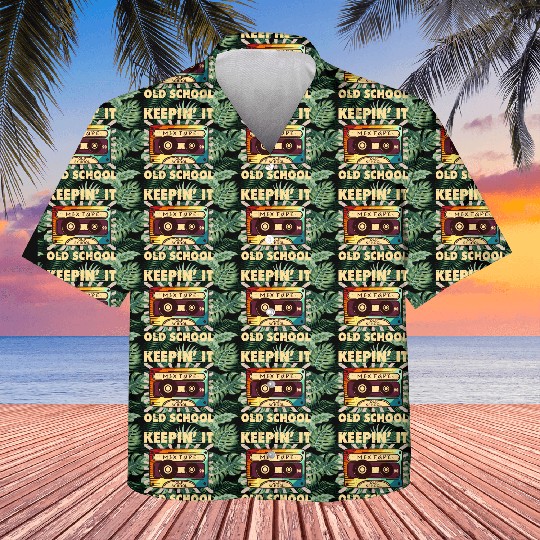Retro 80s Style design – Perfect for Nostalgia Fa Kids Hawaiians