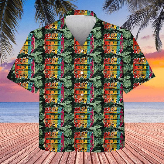 Retro 80s Style design – Perfect for Nostalgia Fa Kids Hawaiians