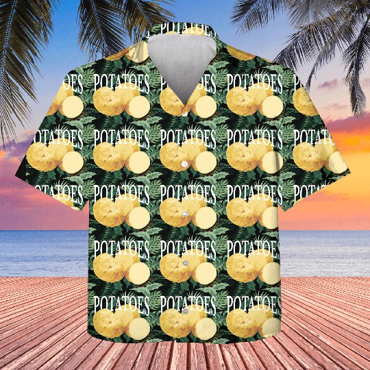 Earthy Potato Graphic Kids Hawaiians