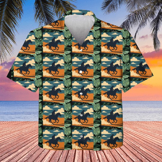 Wild West Cowboy Ride Kids Hawaiians