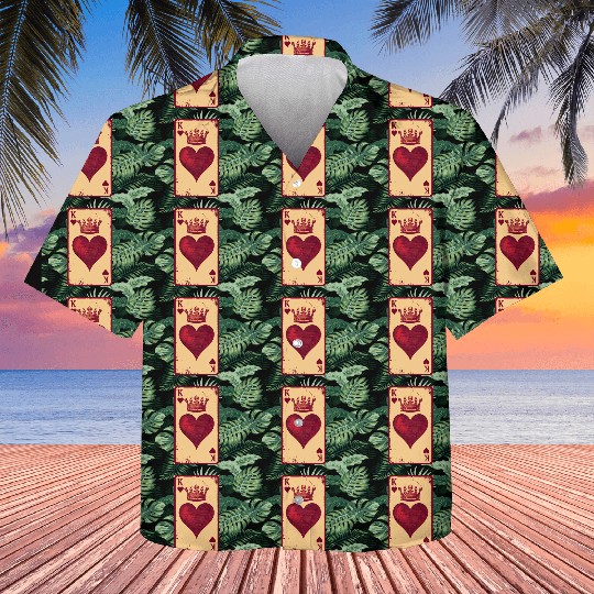 Vintage King of Hearts Kids Hawaiians