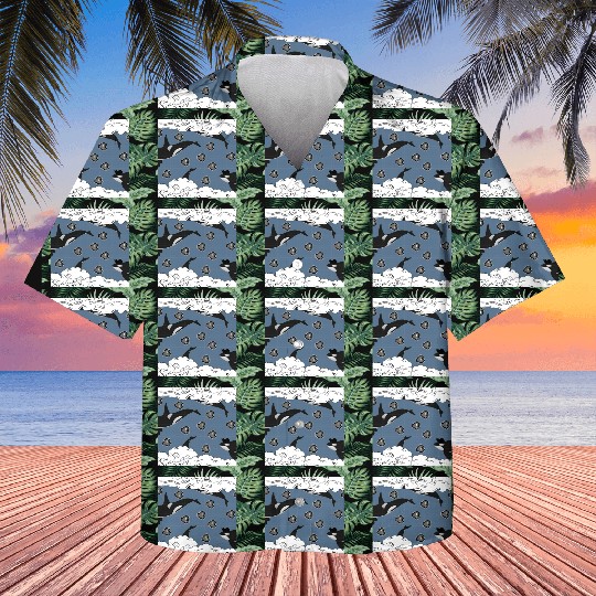 Orca Galaxy Patrol Kids Hawaiians