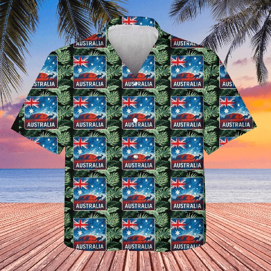 Australia Outback Design Kids Hawaiians