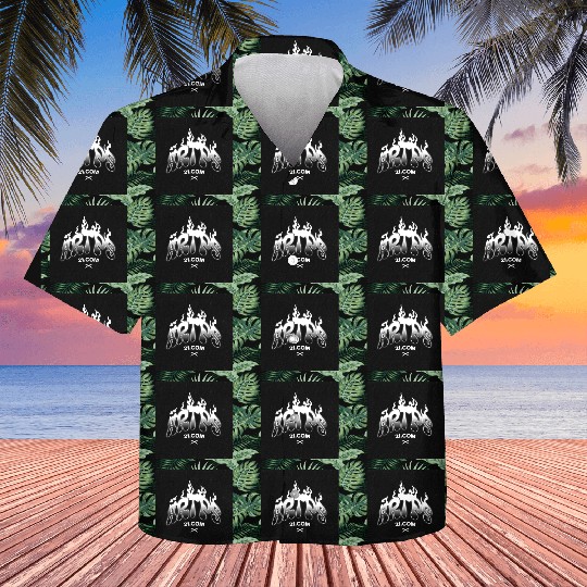 ARTPS21 Flame Drip Logo – Bold Streetwear Emblem Kids Hawaiians