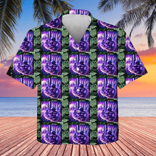 Futuristic Sci-FI Fantasy Alien Planet Kids Hawaiians