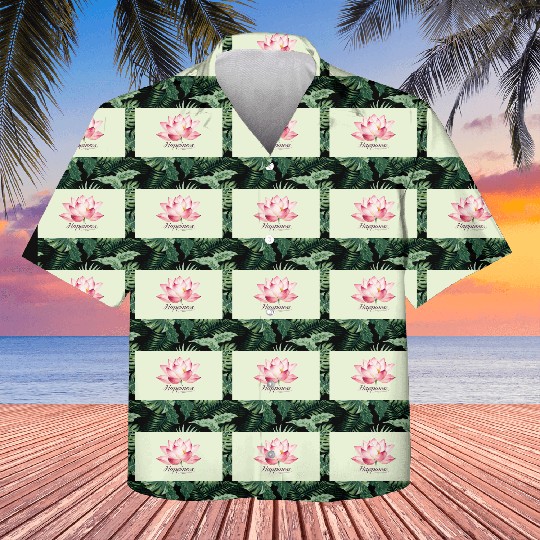 Serene Lotus Happiness Design Kids Hawaiians