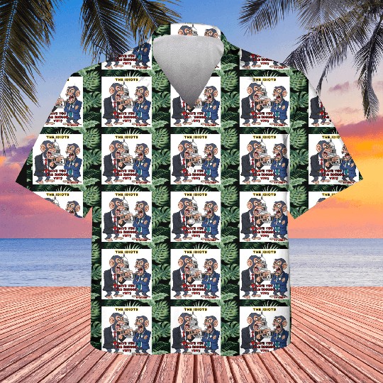 U.S. Political Monkey Showdown Kids Hawaiians