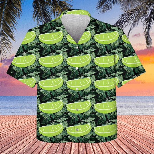 Lime Wedge Kids Hawaiians