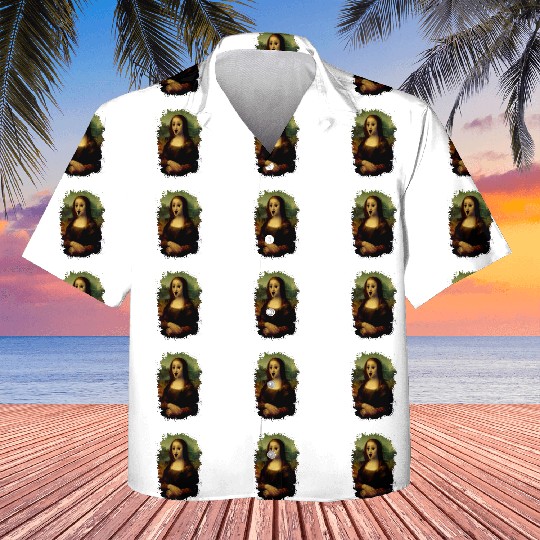 Haunted Mona Lisa Kids Hawaiians