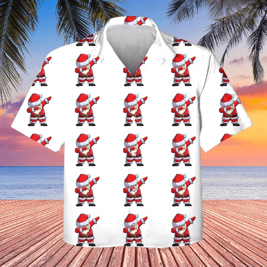 Dabbing santa claus Kids Hawaiians