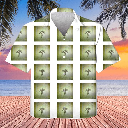 Awesome chinese dragon green colors Kids Hawaiians