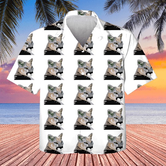 Cougar,Puma,Mountain Lion Kids Hawaiians