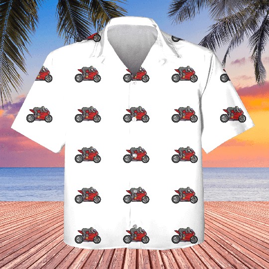 Sloth Racing Team Biker Motorcycle Gift Kids Hawaiians