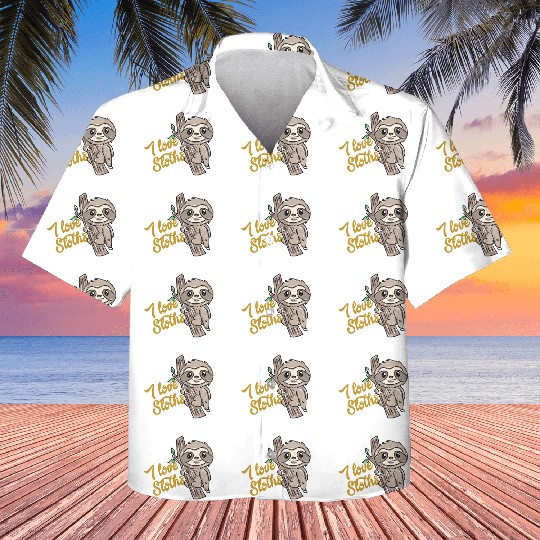 Sloth Kids Hawaiians
