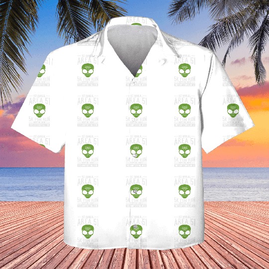 Area 51 Alien Fun run Kids Hawaiians