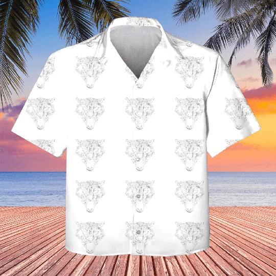 Wolf Worn Look Kids Hawaiians