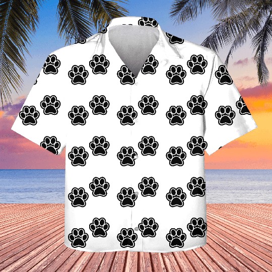 Paw Prints Kids Hawaiians