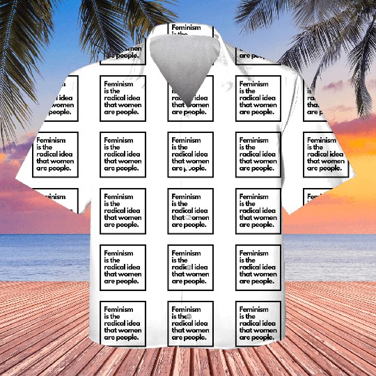 Feminism solid back sticker Kids Hawaiians