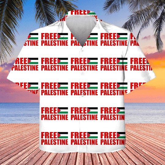 Free palestine Kids Hawaiians