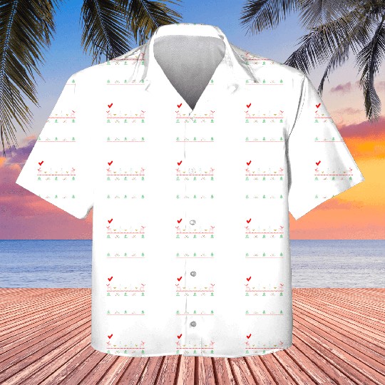 Naughty Nice Bailiff, Matching Christmas Group Kids Hawaiians