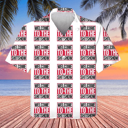 Funny saying shit show Kids Hawaiians