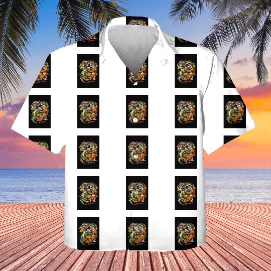 Japanese Dragon Tiger Kids Hawaiians