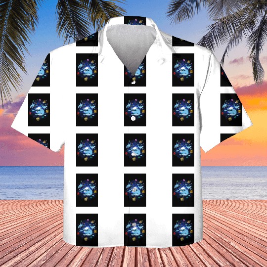 Psychedelic Space Dolphins Kids Hawaiians