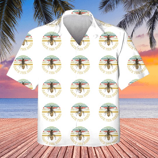 Bee BeeKeeper Save the Bees Apiary Design Kids Hawaiians