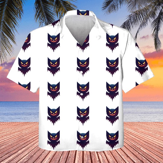 Bat Pumpkin Halloween Kids Hawaiians