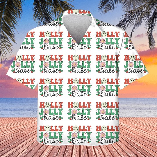 Holly Jolly Babe Kids Hawaiians