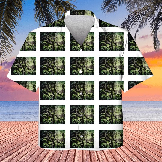 Clock Mechanism Copper Oxide Steampunk Abstract Kids Hawaiians