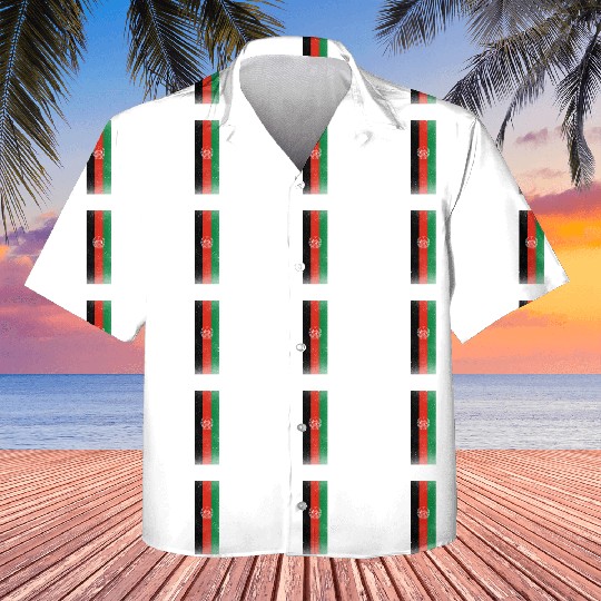 Afghanistan Design for proud Afghan Americans Kids Hawaiians