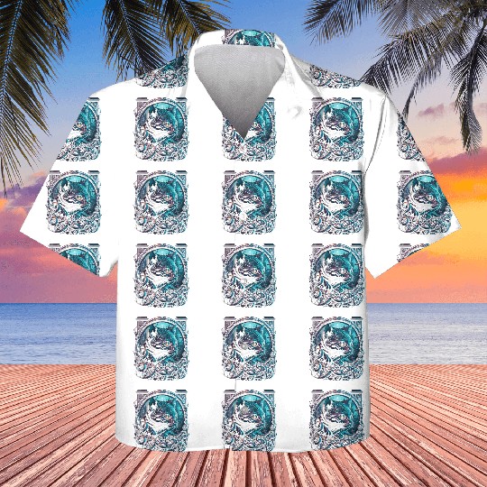 Midnight Kitty Kids Hawaiians