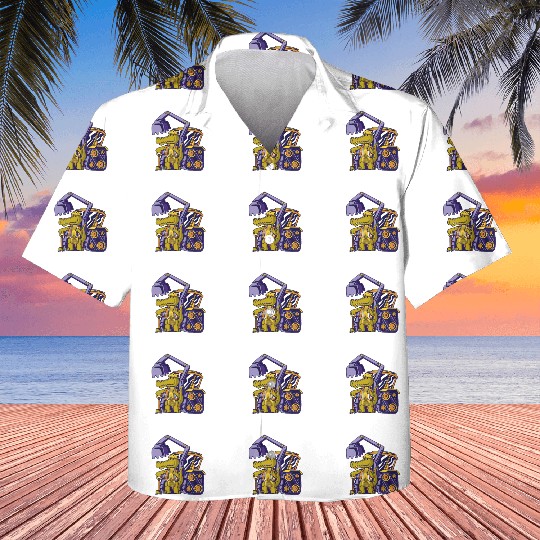 Construction worker alligator Construction worker Kids Hawaiians