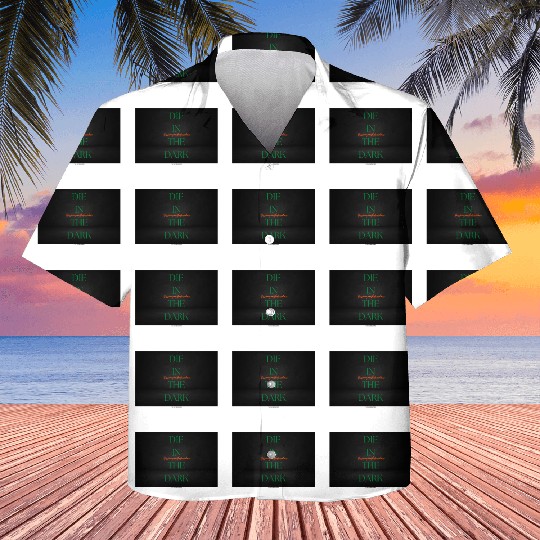 DIE IN THE DARK GREEN Kids Hawaiians