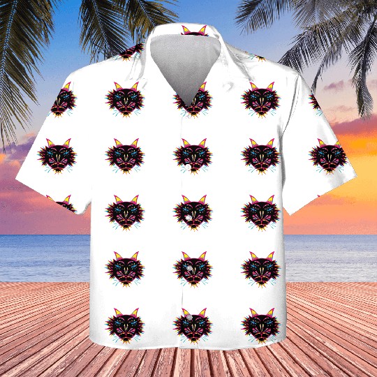 Cat Face Kids Hawaiians