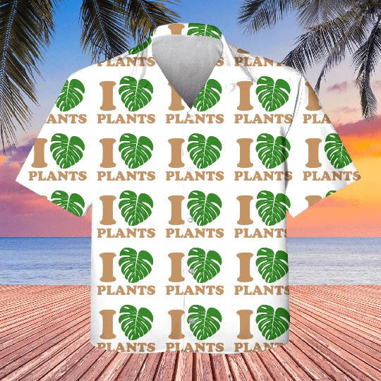 I love plants Kids Hawaiians