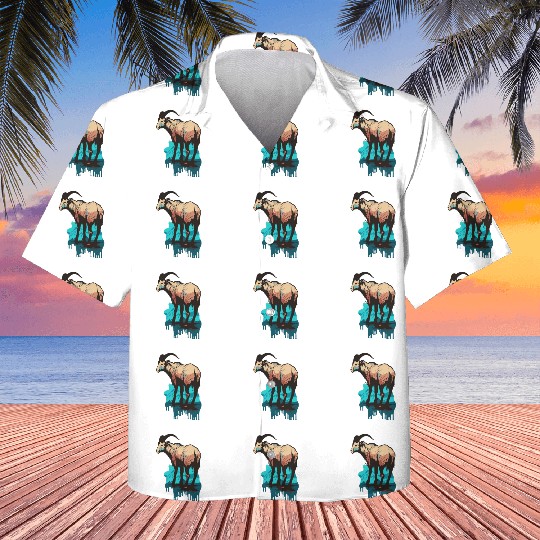 a mountain goat lives in the mountains Kids Hawaiians