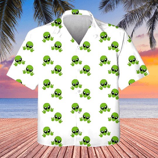 cute aliens chibi Kids Hawaiians