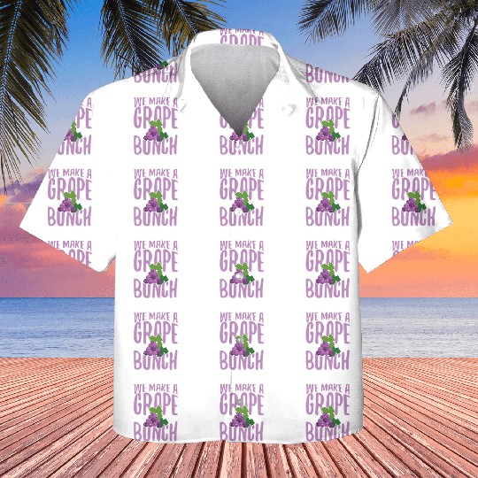 We Make Grape Bunch Kids Hawaiians