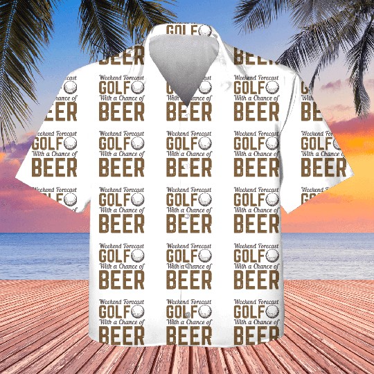 Weekend Forecast Golf With Chance Of Beer Kids Hawaiians