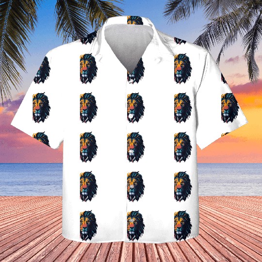 Be courageous, Be strong and courageous, Lion Head Kids Hawaiians