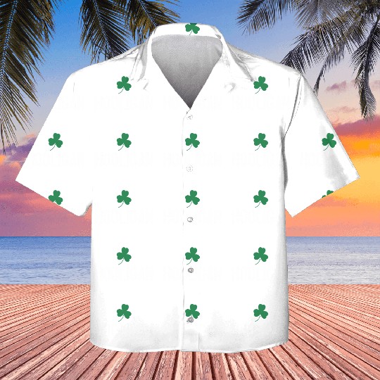 Hooligan Irish St Patrick'S Day Shamrock Clover Kids Hawaiians