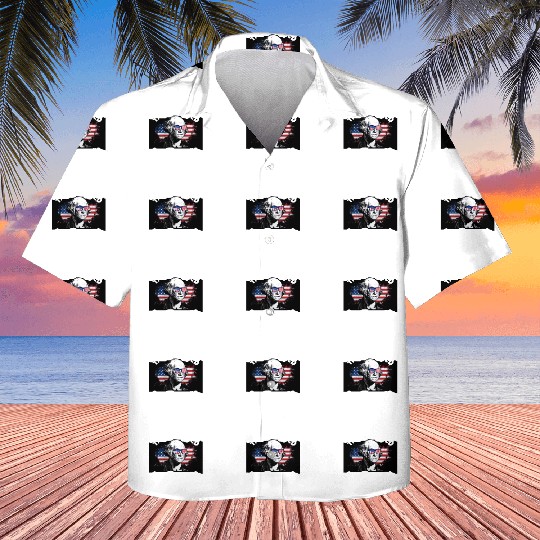 george washington teshirt Kids Hawaiians